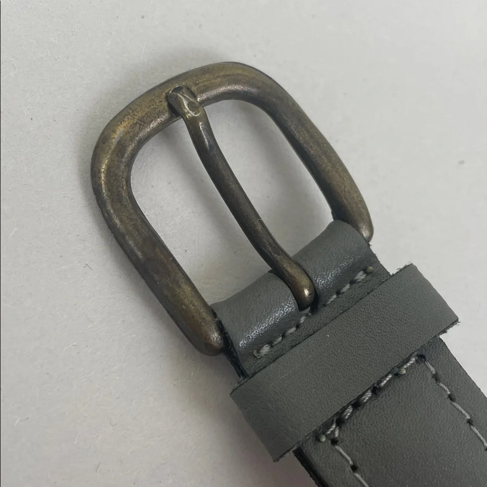 Vintage Belt Braided Leather Gray - Picture 10 of 10